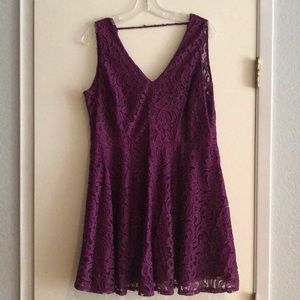 Eggplant sleeveless dress